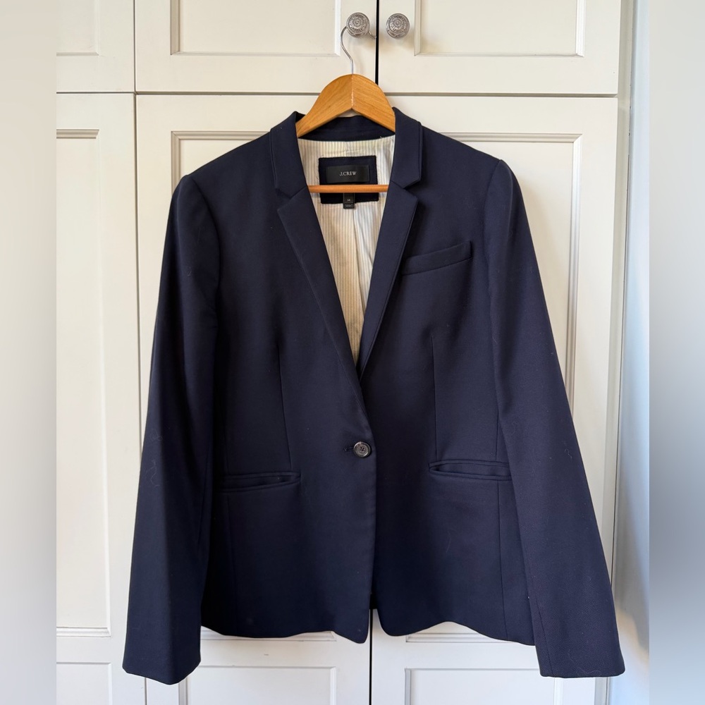 J Crew Regent navy blue blazer
